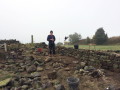 Dad and Dry Stone Wall, Chevin